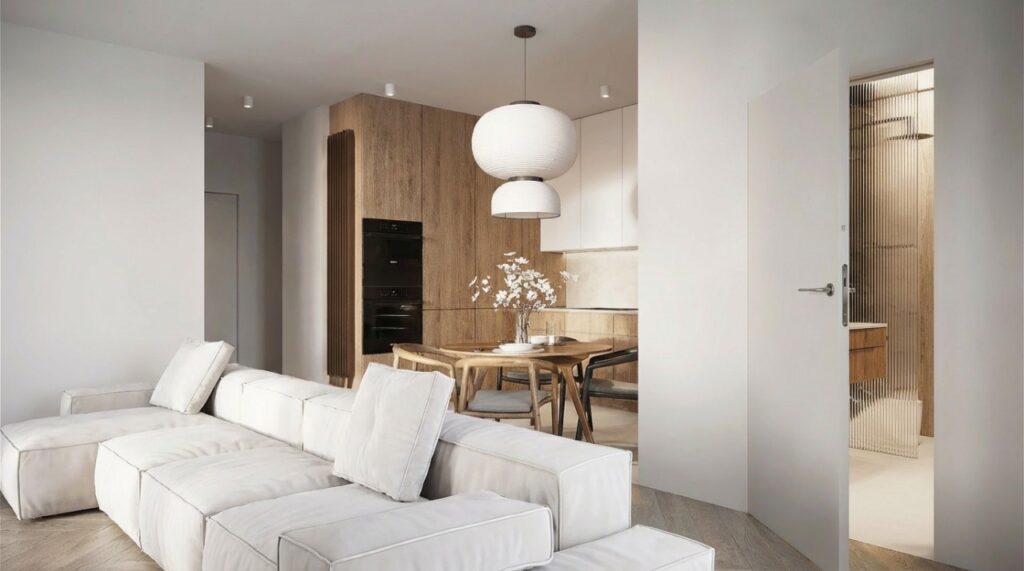 Drzwi w kolorze ściany? Zobacz trend „invisible doors” w praktyce